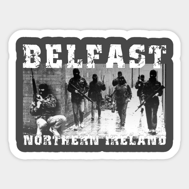 Belfast, Northern Ireland Sticker by MadToys